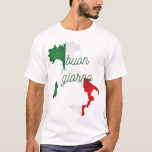 Buon giorno italian good morning- italian phrases. T-Shirt