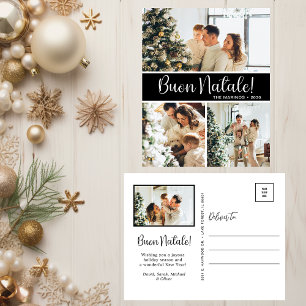 Buon Natale 4 Photo  Holiday Postcard