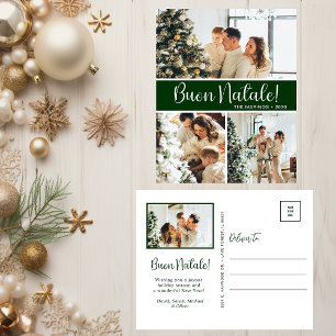 Buon Natale 4 Photo  Holiday Postcard
