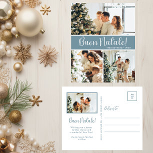 Buon Natale 4 Photo  Holiday Postcard