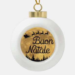 Buon Natale Ball Ornament