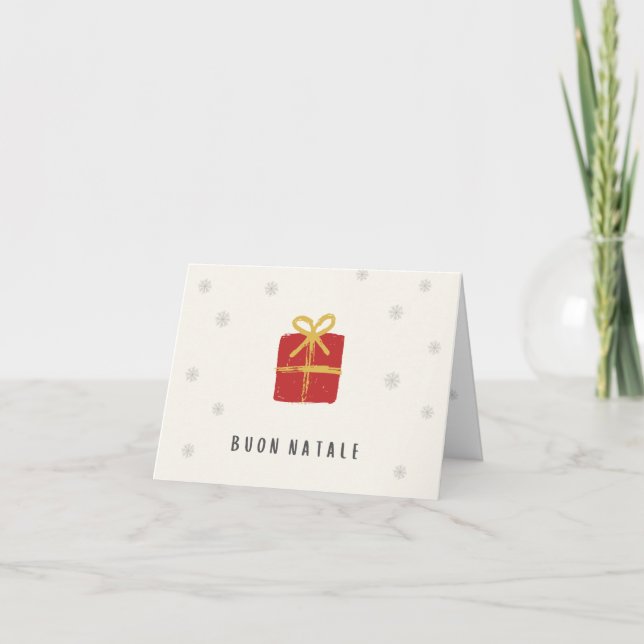 Buon Natale (biglietto natale) Italian Christmas Card (Front)