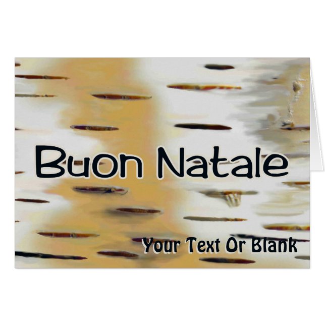 Buon Natale - Birchbark (Front Horizontal)