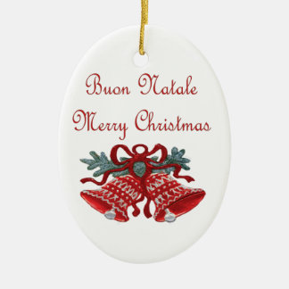 Buon Natale Ceramic Tree Decoration