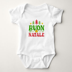 Buon Natale Christmas Baby Bodysuit