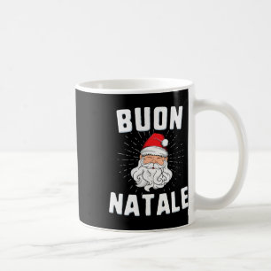 Buon natale christmasitaly italian santa babbo coffee mug