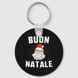 Buon natale christmasitaly italian santa babbo  key ring