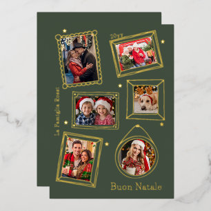 Buon Natale Doodle Frame Multi Photo
