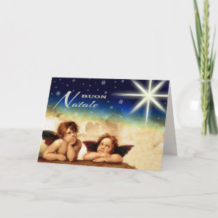 Buon Natale. Fine Art Christmas Card in Italian