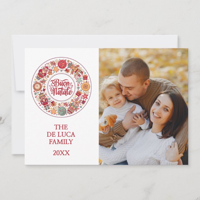 Buon Natale Holiday Card (Front)