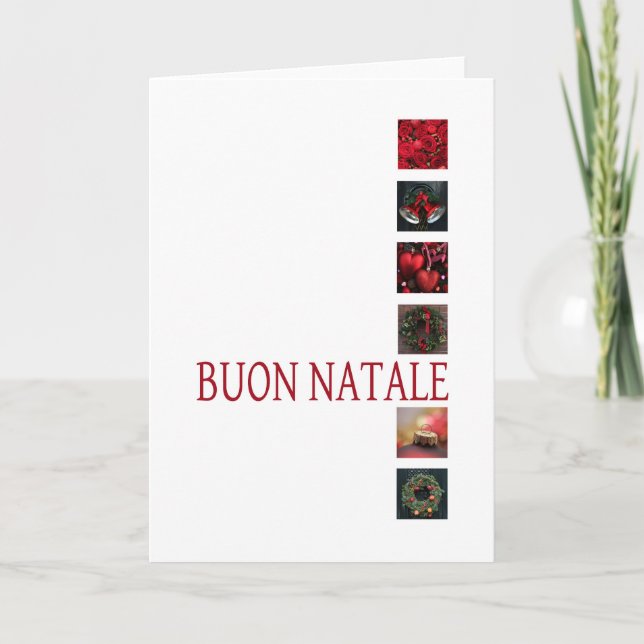 Buon Natale Italian Christmas Card (Front)