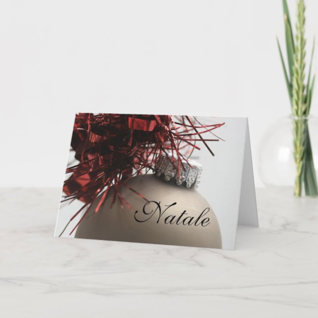 Buon Natale Italian Christmas Card (Front)