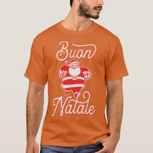 Buon Natale Italian Christmas Faded design T-Shirt