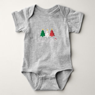 Buon Natale Italian Christmas Tree Baby Bodysuit