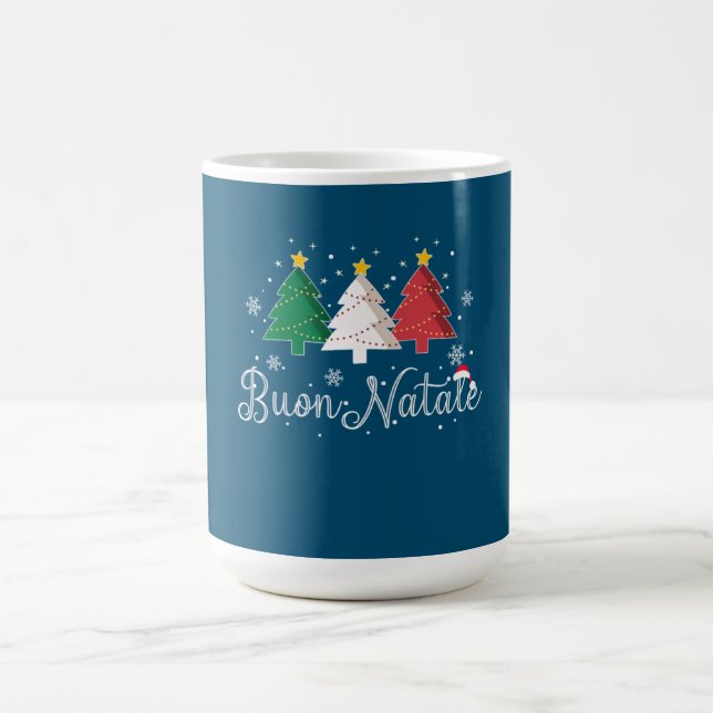 Buon Natale Italian Christmas Tree Coffee Mug (Center)