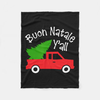 Buon natale italian christmasy#39;all funny italy  fleece blanket