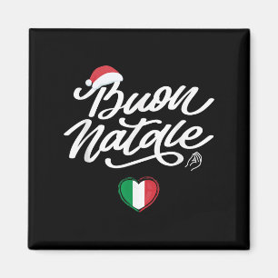 Buon Natale Italian Family Christmas, Italy Pride Magnet