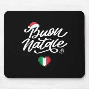 Buon Natale Italian Family Christmas, Italy Pride Mouse Pad