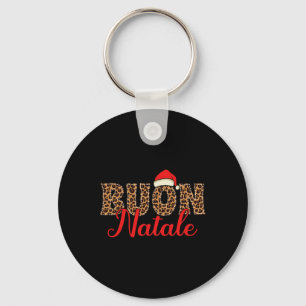 Buon Natale Italian Merry Christmas Key Ring