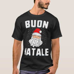 Buon Natale Italy Pride Santa Babbo Italian Christ T-Shirt