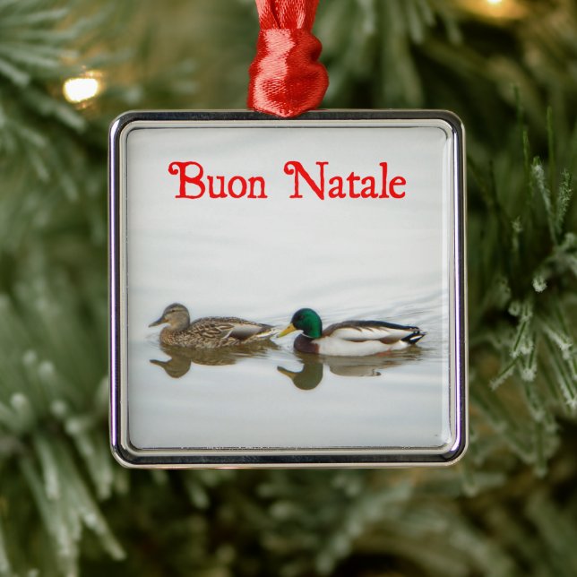 Buon Natale - Mallards Metal Tree Decoration (Tree)