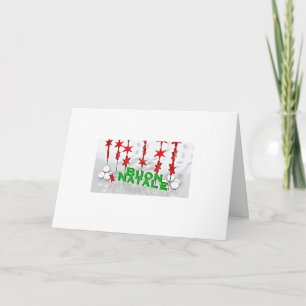 ***BUON NATALE*** MERRY CHRISTMAS FAMILY/FRIENDS CARD