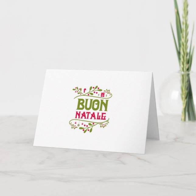 ***BUON NATALE*** MERRY CHRISTMAS FAMILY/FRIENDS CARD (Front)