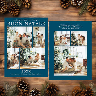 Buon Natale Multi Photo Holiday Card