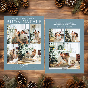 Buon Natale Multi Photo Holiday Card