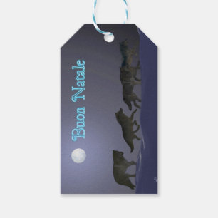 Buon Natale - Wolf Pack Gift Tags