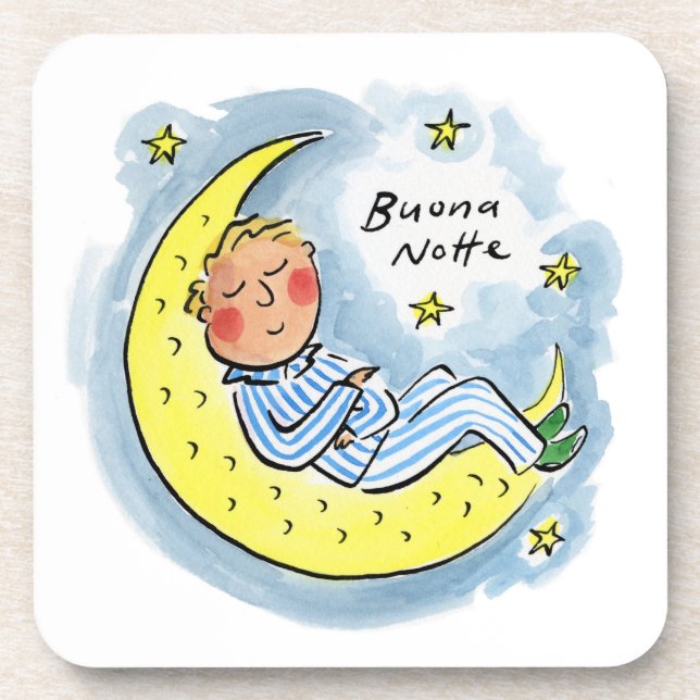 Buona Notte Coaster (Front)