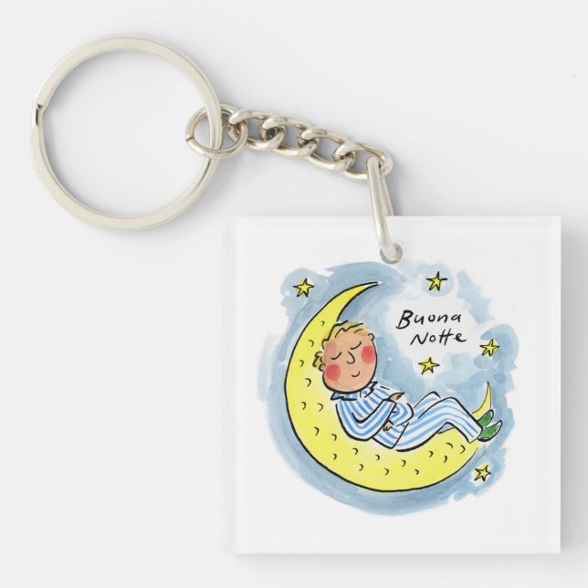 Buona Notte Key Ring (Front)
