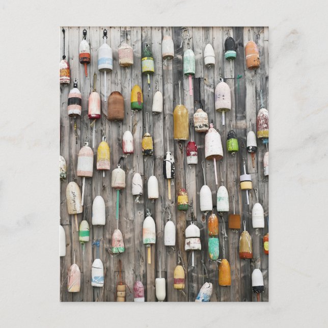 Buoy shack, Maine, Postcard (Front)