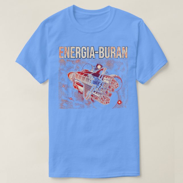 Buran Shuttle Energia Rocket T-Shirt (Design Front)