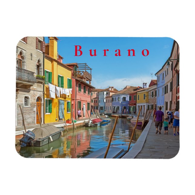  Burano. #2.   Magnet (Horizontal)
