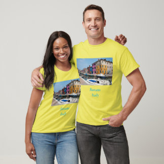 Burano coloured houses T-Shirt