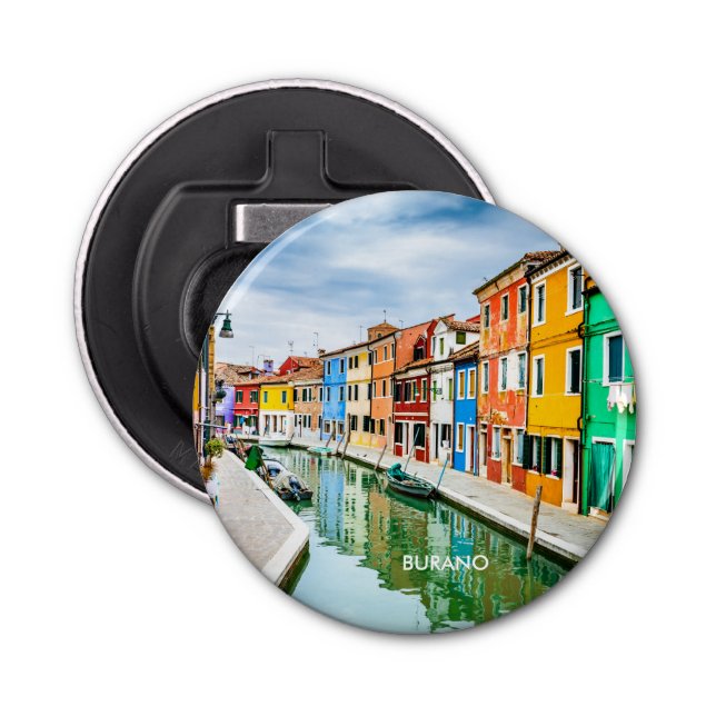 Burano, Italy Bottle Opener (Front)