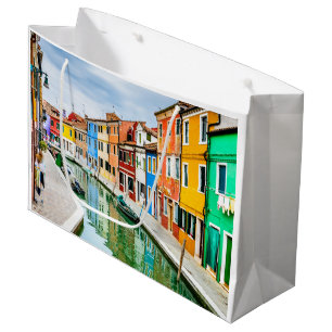 Burano, Italy Large Gift Bag