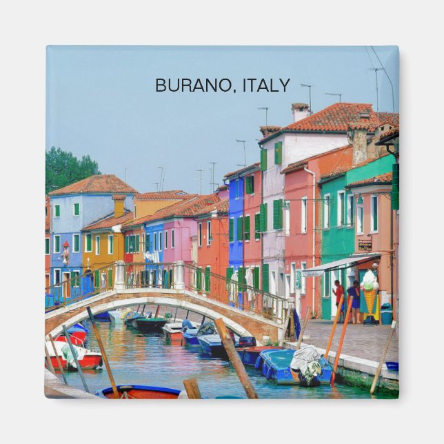 BURANO VENICE, ITALY (MAGNET) MAGNET (Front)