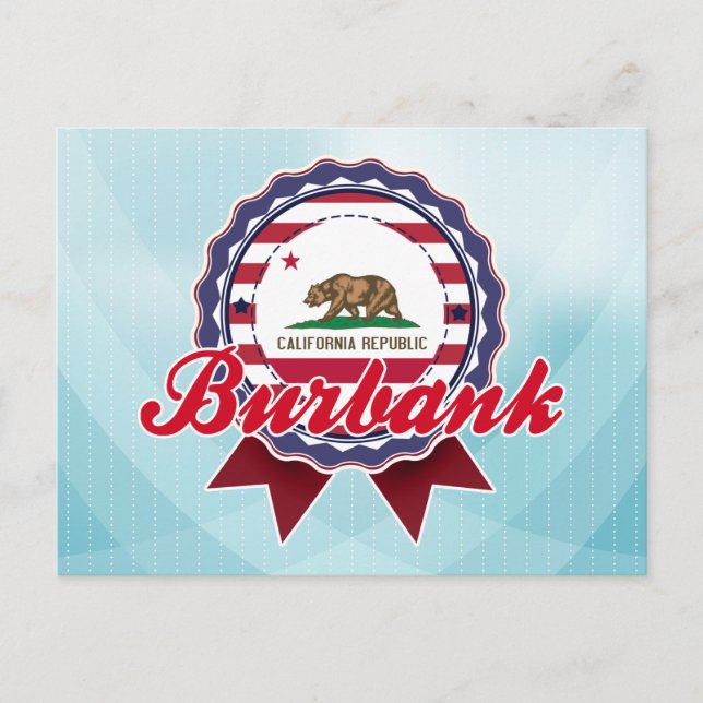 Burbank, CA Postcard (Front)