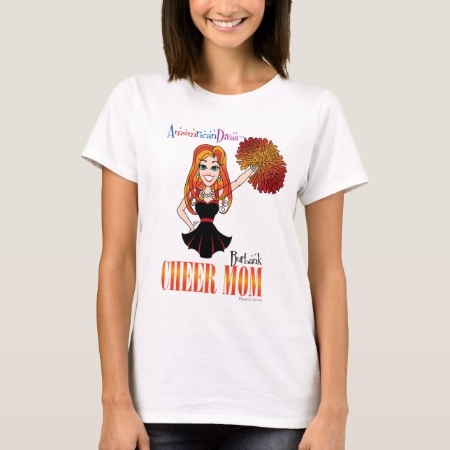 Burbank Cheer Mum Long Sleeve T-Shirt (Front)