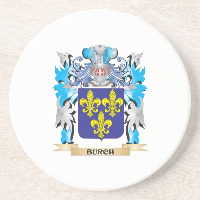 Burch Coat of Arms Coaster (Front)