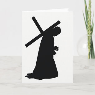 Burdened Silhouette Art Card