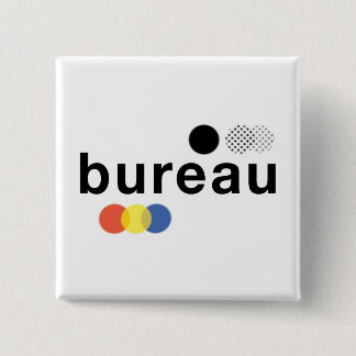 bureau 15 cm square badge