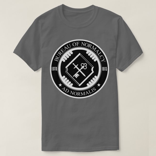 Bureua of Normality For Light Shirts (Design Front)