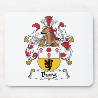 Burg Family Crest Mouse Pad