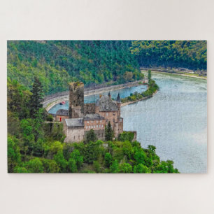 Burg Katz Castle. Jigsaw Puzzle