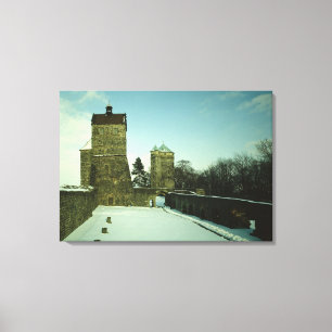Burg Stolpen, built c.1100 Canvas Print