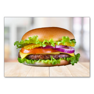 Burger ABA Tact Labelling Flashcard   Picture Card