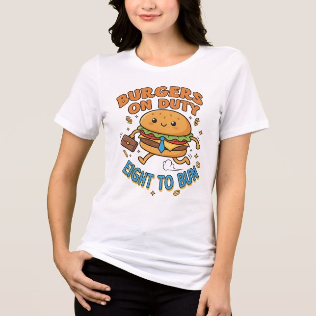 Burger Boss Tee – Funny Hustle Design for Foodies (Front)